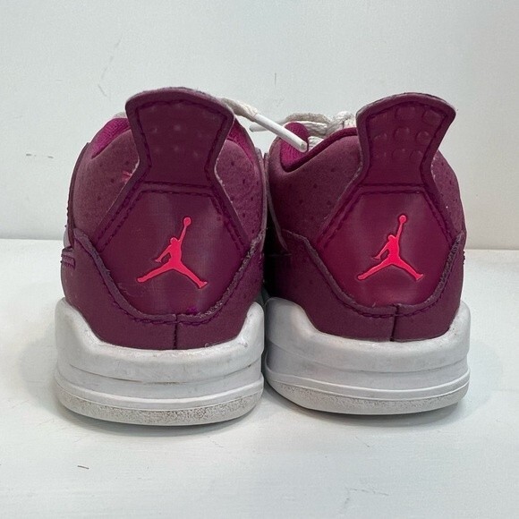 Air Jordan Jordan’s Baby Girl Pink and Purple Dot 4C - Picture 9 of 9